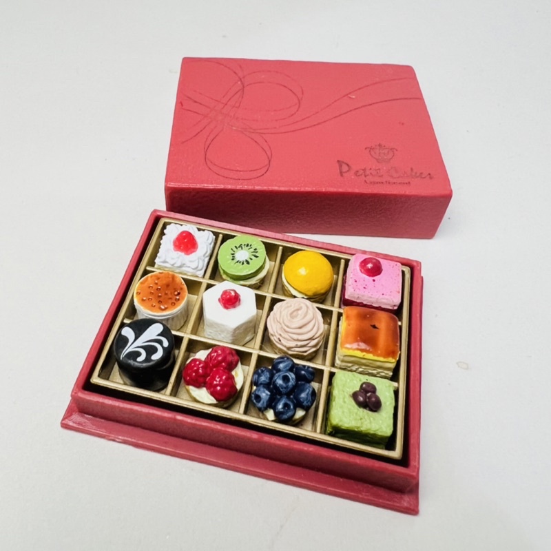 mats保留⛔️日本購回 re-ment 絕版 豪華西點 5號 稀少 寶石箱 蛋糕 禮盒 甜點 點心 食玩 盒玩