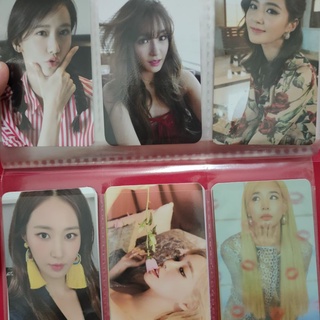 少女時代 官方小卡 Jessica Tiffany 俞利 潤娥