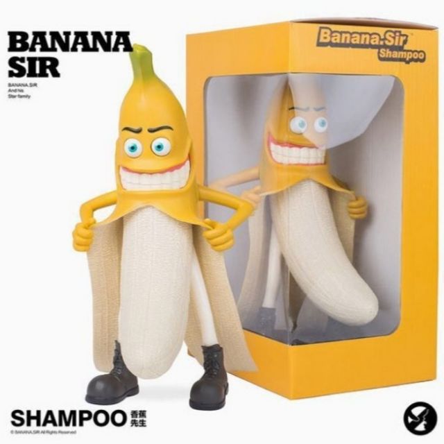 卡氛 KAˊFEN Banana Sir清爽飄逸洗髮精  邪惡香蕉造型