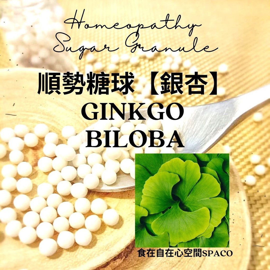 順勢糖球【Ginkgo Biloba 銀杏】Homeopathic Granule 9克 食在自在心空間