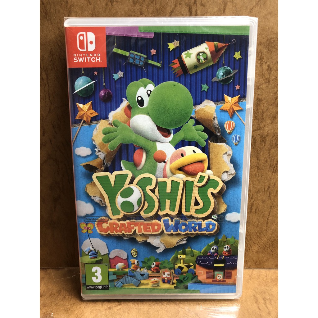 玩具廚餘桶 YOSHI CRAFTED WORLD 耀西的手工世界 全新 歐版 中文 NS 任天堂 SWITCH 遊戲片