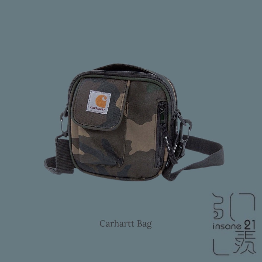 CARHARTT WIP ESSENTIAL FLIGHT BAG 斜背包 小側背包 迷彩【Insane-21】