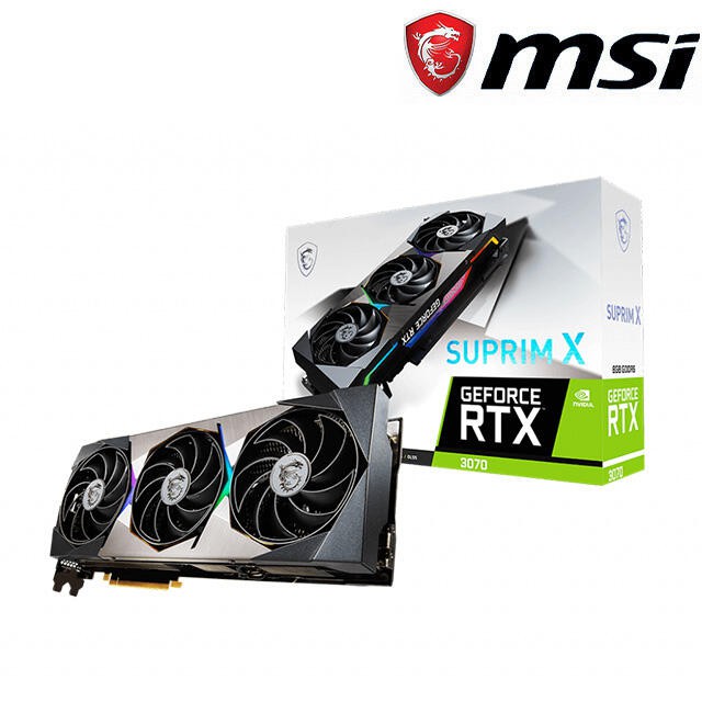 微星 GeForce RTX3070 SUPRIM X 8G 顯示卡