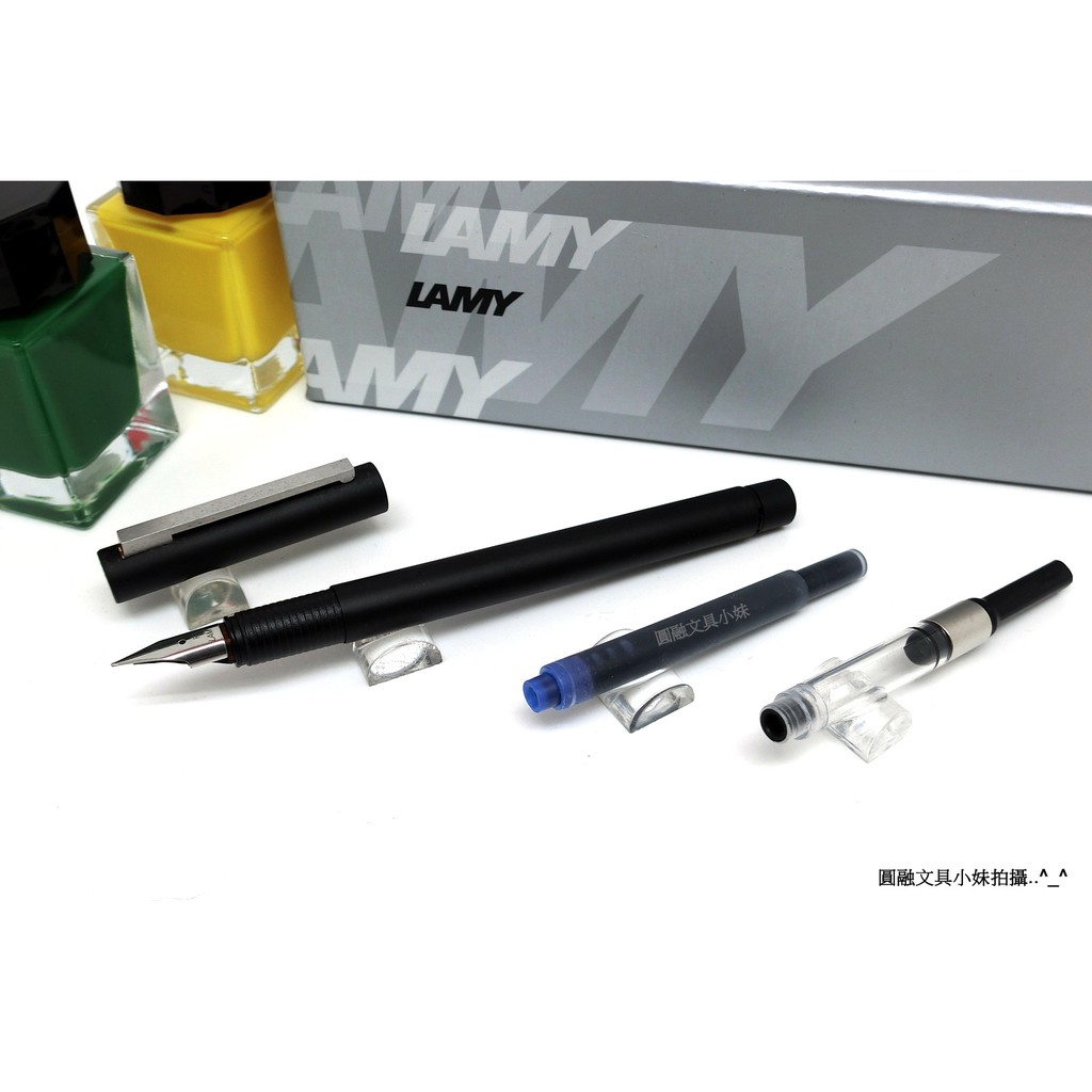 【圓融文具小妹】德國 LAMY CP1 匹敵 氧化鈦系列 56 鋼筆 黑 有 EF / F / M 尖可選購 $2650