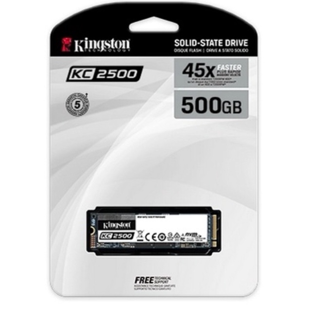 全新未拆 金士頓 Kingston KC2500 NVMe M.2 PCIe SSD固態硬碟