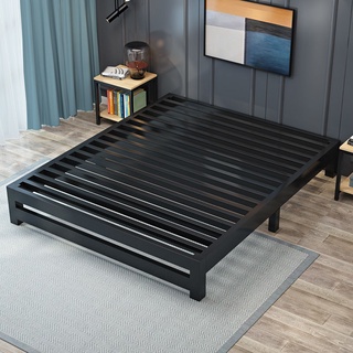 北歐鐵床鐵架床1.8米雙人床簡約現代歐式鐵床1米單人床鐵架床1.5happy妹家具