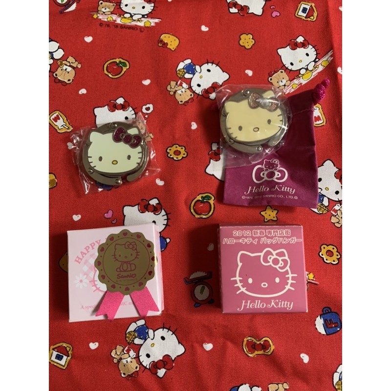 日本帶回三麗鷗正品sanrio hello kitty哈囉凱蒂貓 掛鉤 抱熊 盒裝 紙條夾 掛勾 包包 夾子 鐵夾