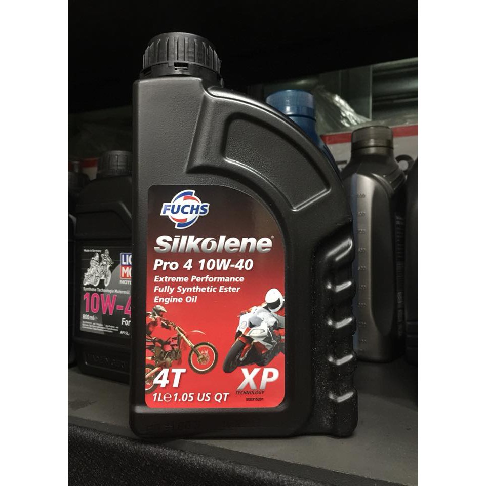 自取270元【油品味】福斯 FUCHS 賽克龍 Silkolene PRO 4 10W40 4T XP 酯類 MA2 機