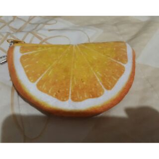水果造型 柳橙 橘子 零錢包 小包 手拿包 鑰匙包