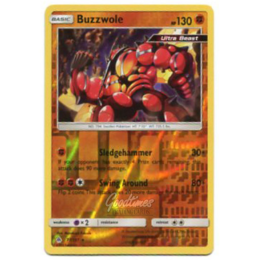 美版英文pokemon Tcg 神奇寶貝sm6 遊戲卡閃卡buzzwole 爆肌蚊77 131 蝦皮購物