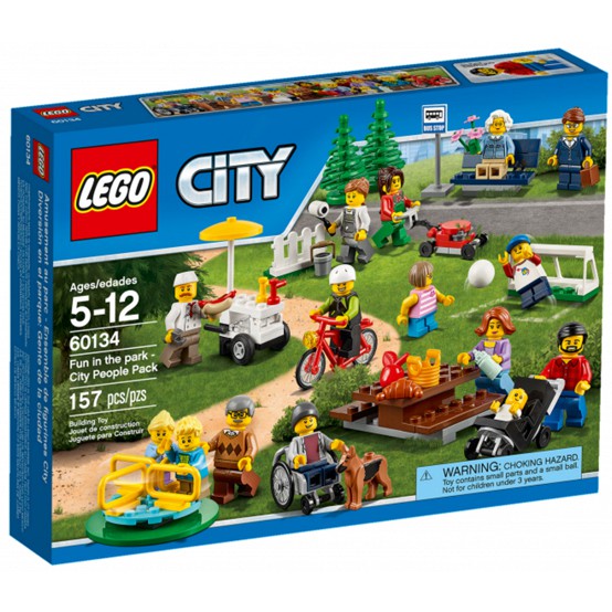 磚家 LEGO 樂高 全新盒組 CITY Fun in the park - 人偶套組 60134 無盒 無書 無貼紙