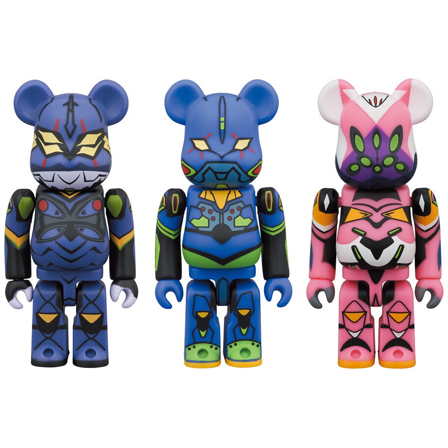 MEDICOM TOY BE@RBRICK 系列《福音戰士新劇場版》初號機、8號機β、第13號機