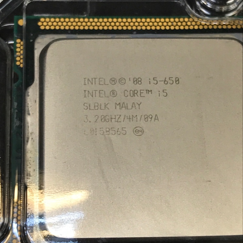 CPU Intel  i5-650 處理器