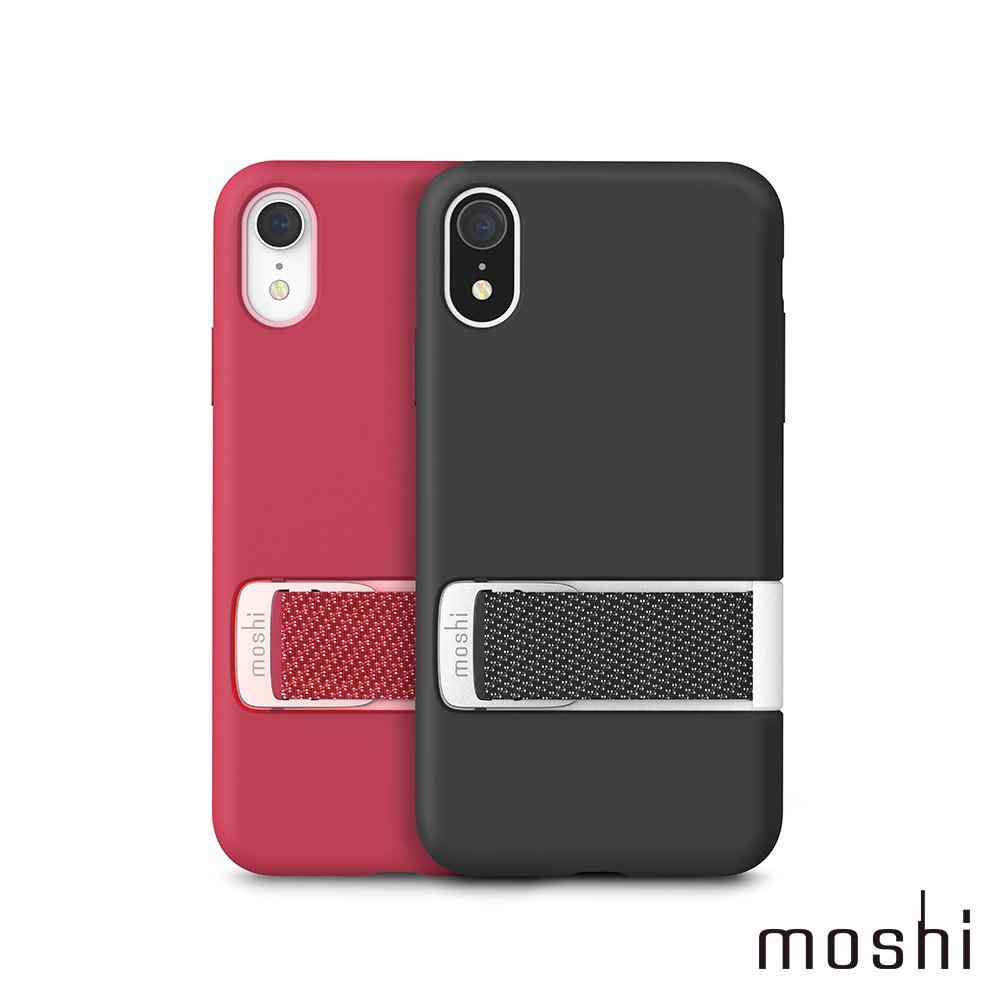 Moshi Capto for iPhone XR 指環支架織帶保護殼