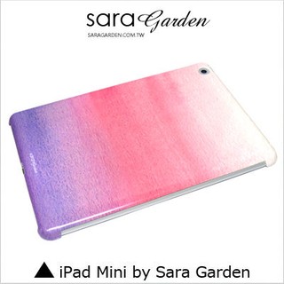 客製化 保護殼 iPad Mini 1 2 3 4 藍粉渲染 Sara Garden
