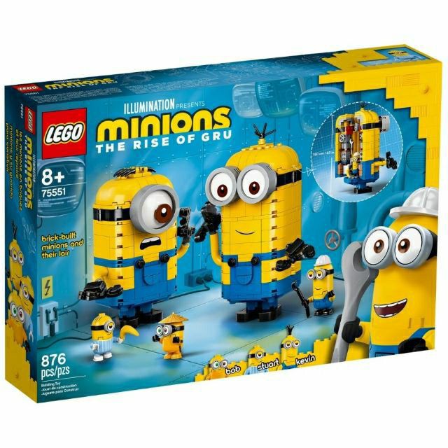 ＊宅配免運＊&lt;樂高老司機&gt; LEGO 75551 Brick-built Minions and their Lair