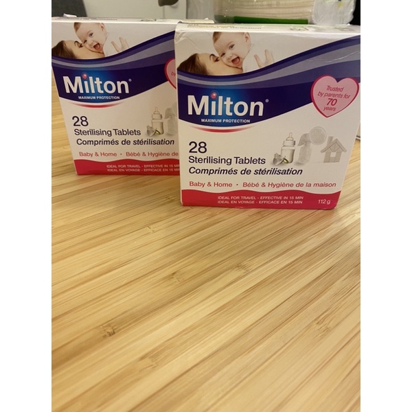 Milton米爾頓消毒錠28入2盒=56錠 含運全新