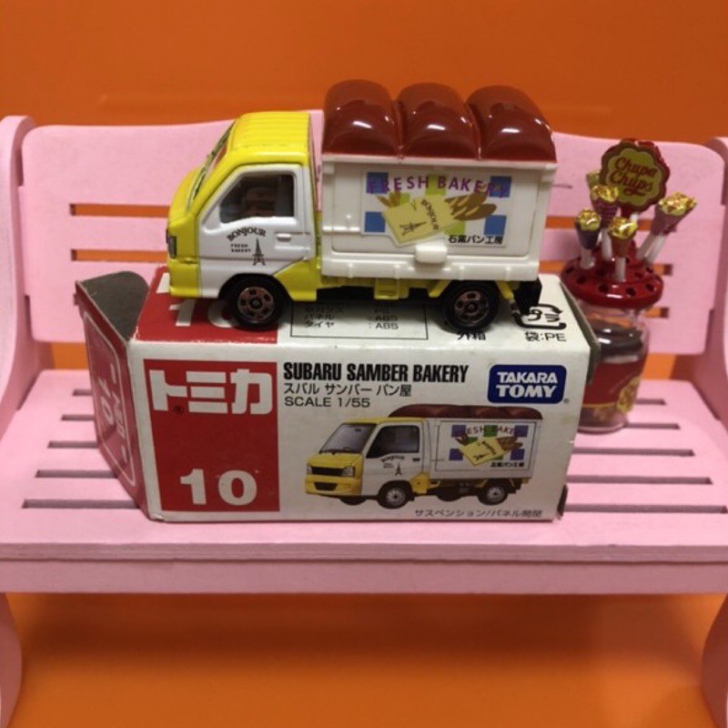 TOMICA No.10 Subaru Samber Bakery 速霸路 麵包車 餐車