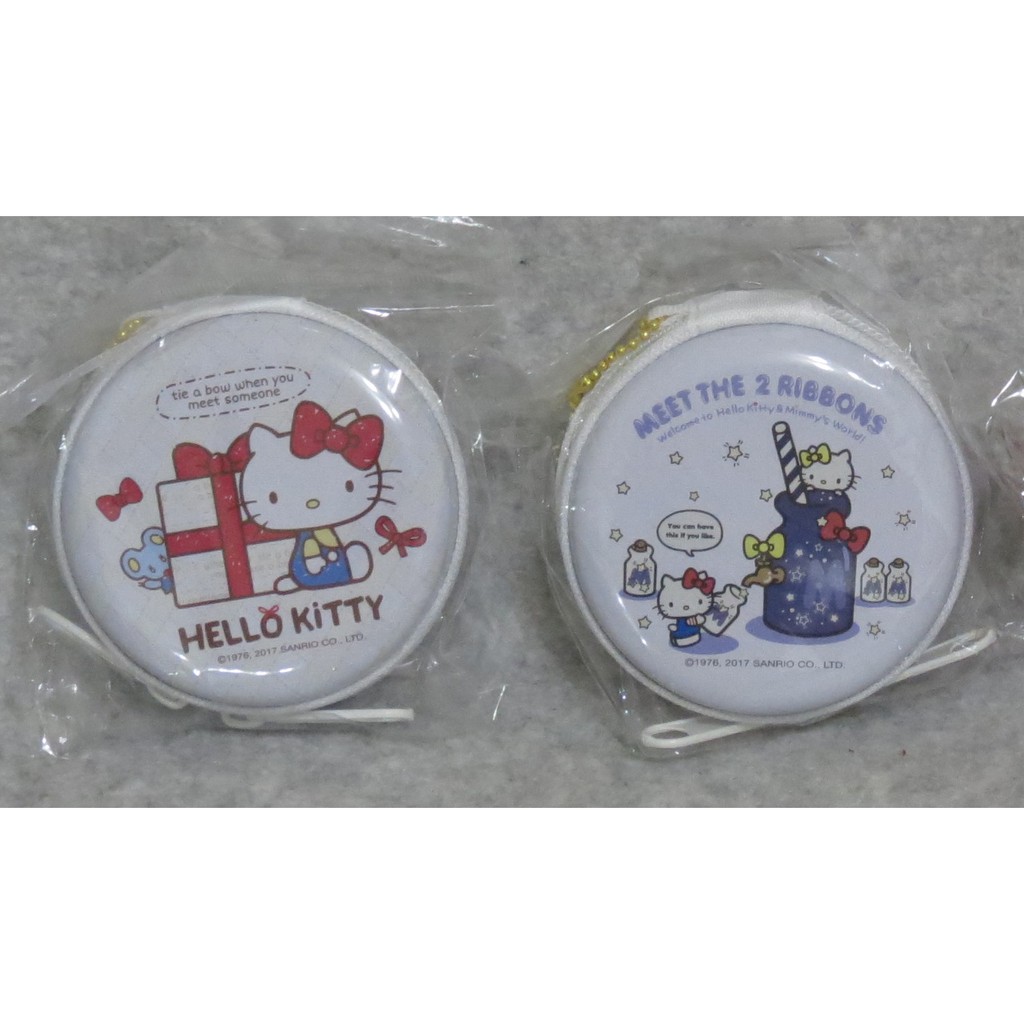 全新現貨 Hello Kitty 正版授權 鐵盒小零錢包 硬殼拉鍊零錢包 耳機收納小鐵盒 凱蒂貓 小朋友交換生日畢業禮物