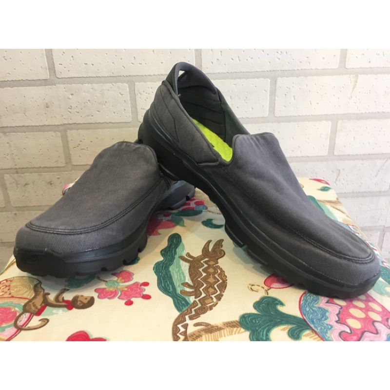 《日本帶回-全新》Skechers Go Walk3健走鞋-9號(男)鐵灰色