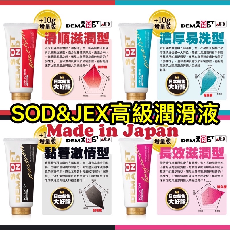 🌸公司貨附發票🌸日本製造 新一代Jex&amp;SOD 水性 潤滑液