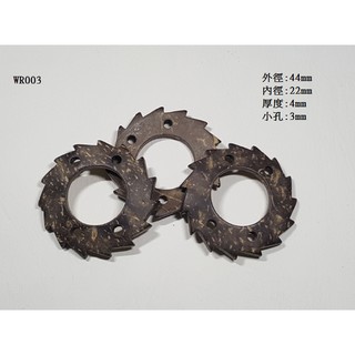 WR003 44MM圓形木環 配件裝飾 手工DIY材料