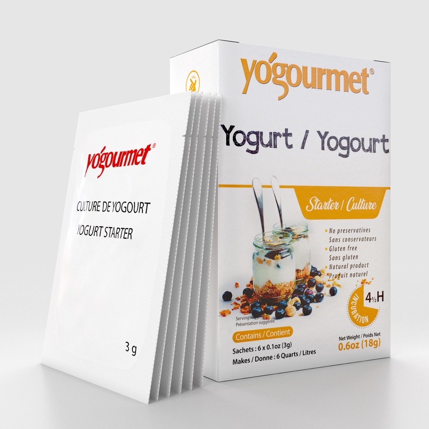 Yogourmet 自製 優格粉 乳酸菌 椰奶優格 克菲爾 加拿大原裝進口 全新包裝