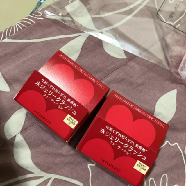SHISEIDO 資生堂 INTEGRATE（現貨1）透潤柔光粉底凍(18g) 1號色明亮色日本購入