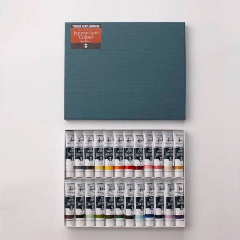透納 Turner 壓克力顏料 日本和風色系【24色A套組】💥8折💥