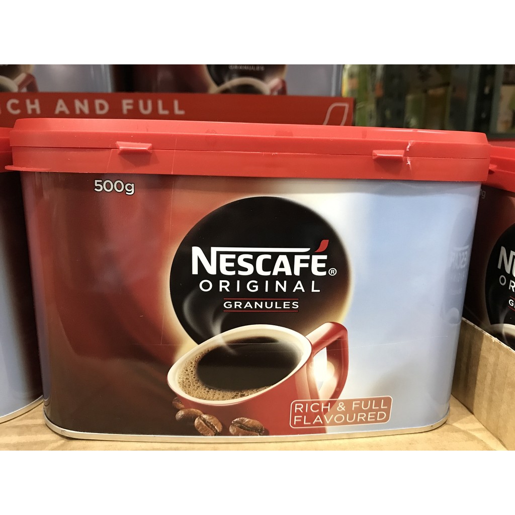 (優惠價355元，6/11止) 英國進口 雀巢 Nescafe 原味即溶咖啡粉 500g