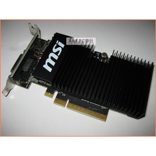 JULE 3C會社-微星MSI GT710 1GD3H LPV1 DDR3/低耗電/短檔板/短版/良品/PCIE 顯示卡