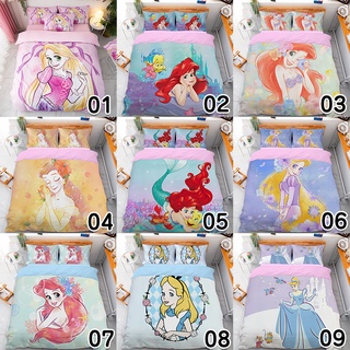 🏰迪士尼公主系列🏰 床包四件組 單人/雙人/加大雙人床包 枕套 被套 寢具 鬆緊帶 艾莎公主 樂佩公主 白雪公主