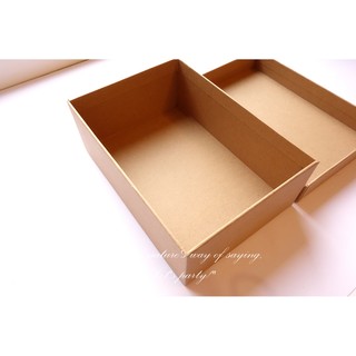 REPL) 手工牛皮紙盒 禮物盒 紙盒 包裝盒 手工 牛皮紙盒 BX