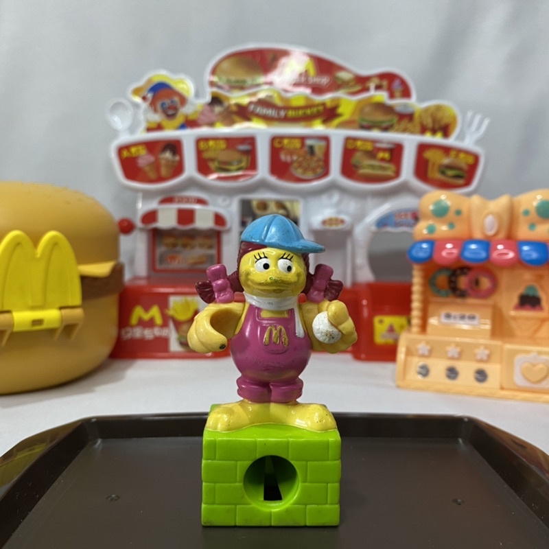『現貨』1998年麥當勞玩具文具百寶屋大鳥姊姊削鉛筆機 絕版玩具 玩具收藏 兒童餐玩具 小玩具 童年玩具 小品玩具 公仔