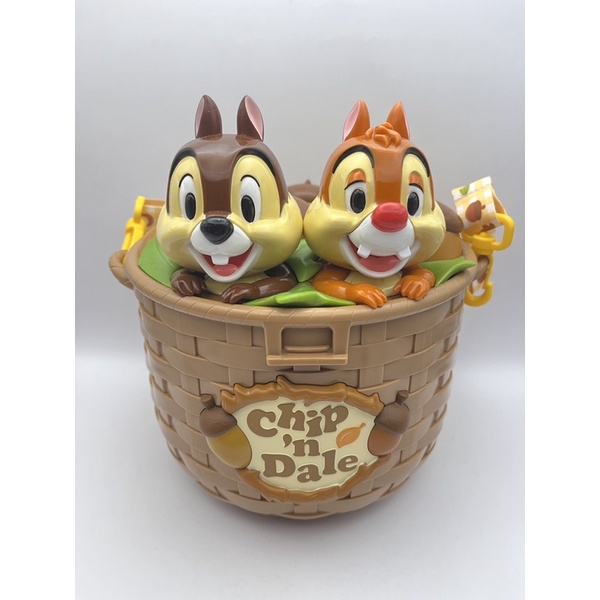 🌟現貨🌟日本 迪士尼 園區 奇奇蒂蒂 野餐籃造型 栗子🌰 爆米花桶