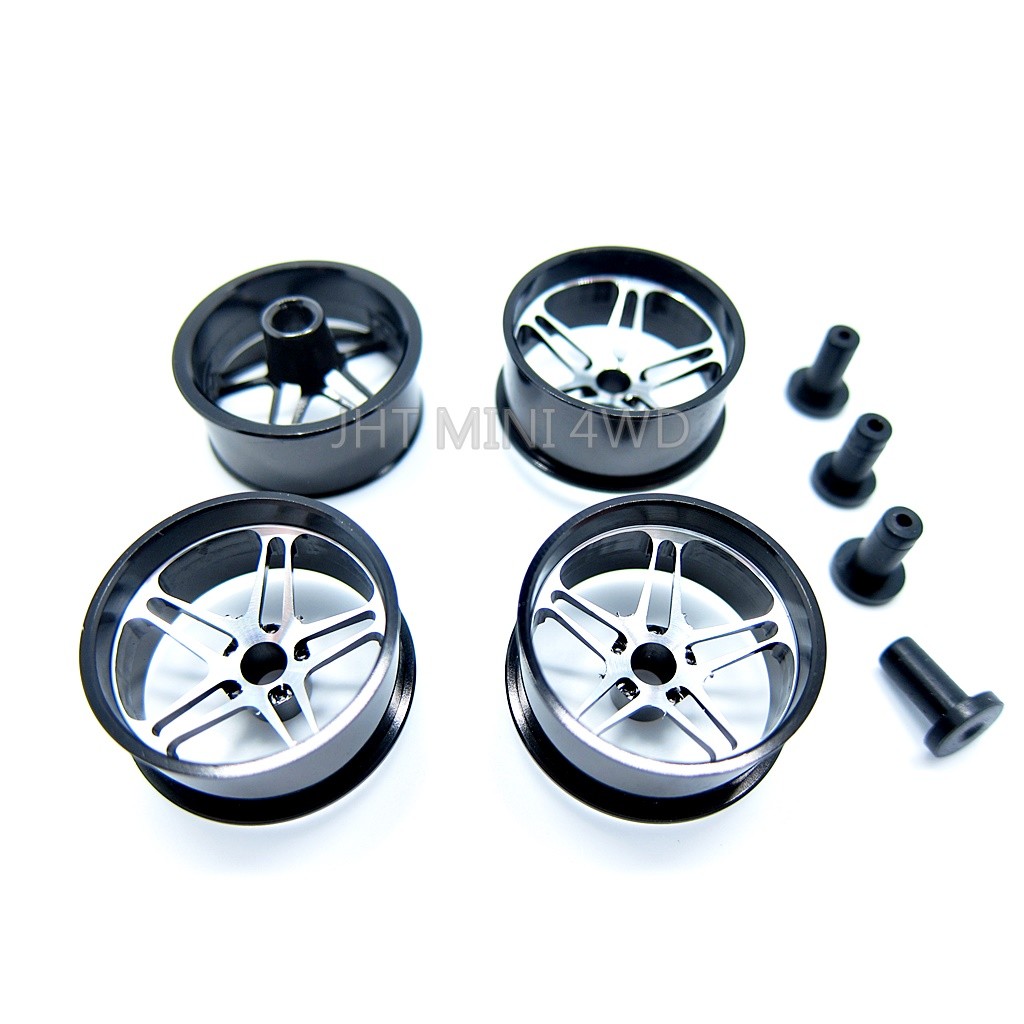 四驅車 AMG款五爪大徑鋁框 (黑色) 鋁合金 輪框 鋁圈 輪子 輪胎 94847 94848