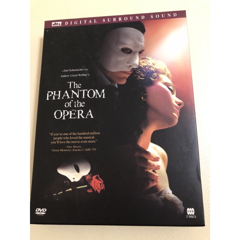 2004 歌劇魅影DVD The phantom of the opera 正版