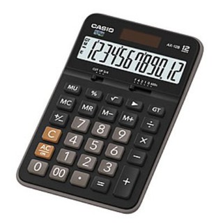 CASIO 商用計算機 12位數 大型顯示幕 獨立記憶體 AX-12B
