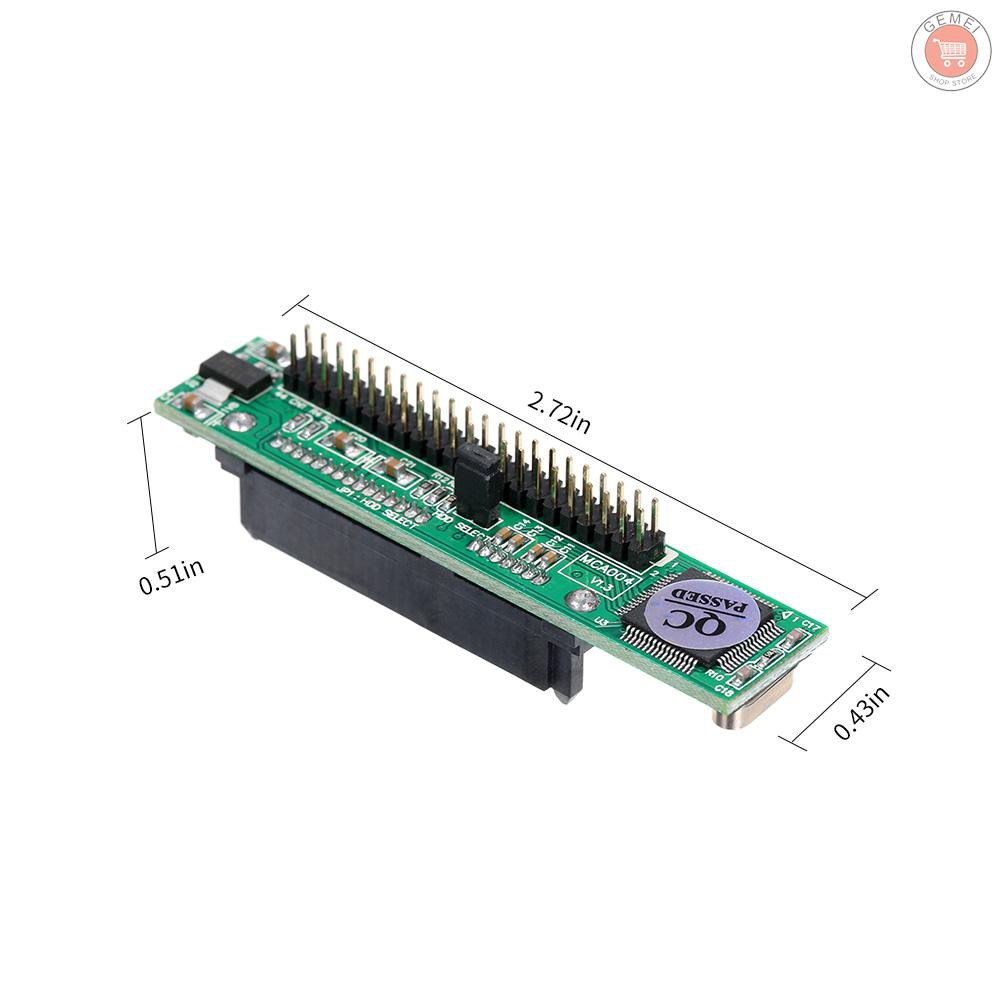 【G&amp;M】2.5寸SATA轉IDE適配器支持ATA Hdd硬盤驅動器或ssd轉公44針端口轉換器(立式)