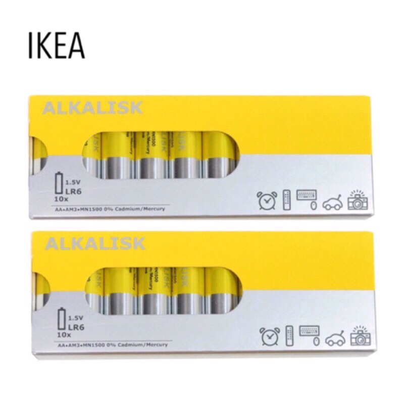 🇸🇪IKEA代購 ALKALISK鹼性電池10件裝 3號AA 4號AAA 三號LR6 四號LR03 1.5V 電池