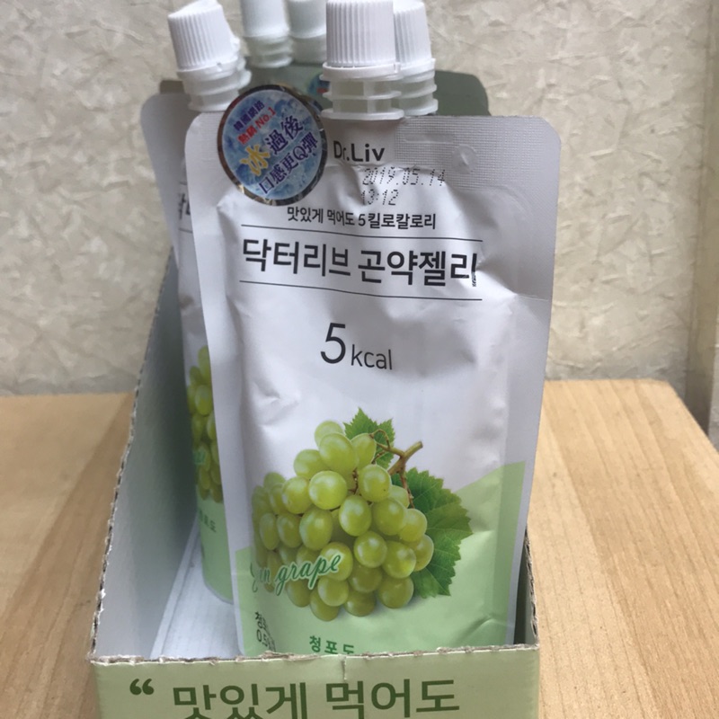 韓國Dr.Liv低卡蒟蒻果凍青葡萄/水蜜桃/柳橙/葡萄柚