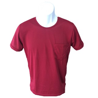 SKIP精品--吸濕排汗圓領T恤(有口袋)紅