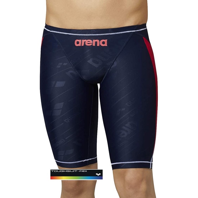 ARENA SAR-0151 TOUGHSUIT FLEX 競賽泳褲 長筒型 紅黑 泳褲 (FINA認證)