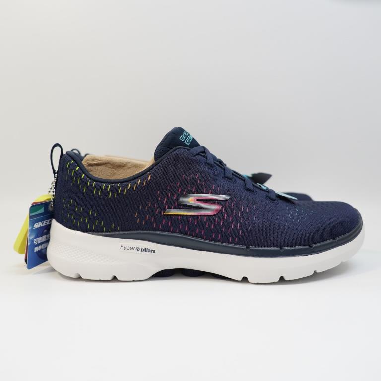 SKECHERS GO WALK 6 女生款 健走鞋 124520NVMT 套入式 免綁鞋帶 運動鞋