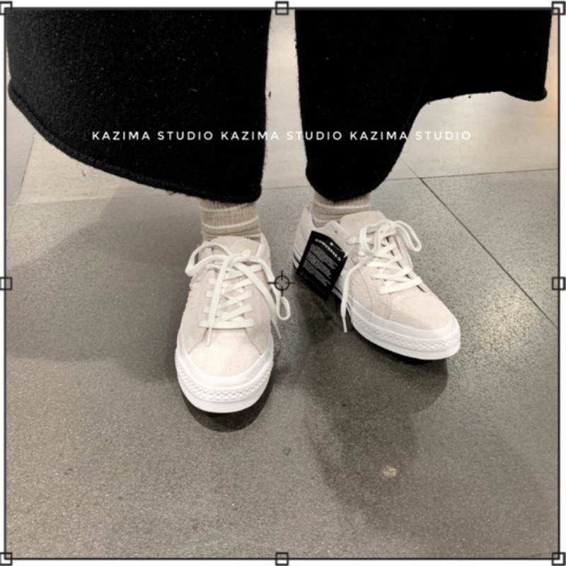 Kazima Converse 1970 One Star 米白米白色米色白白色小白鞋經典款161577c 蝦皮購物