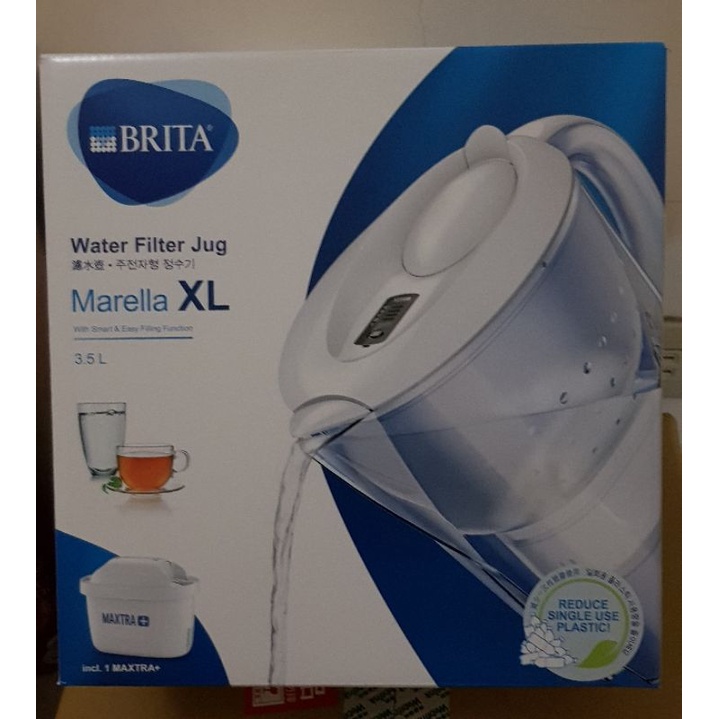 全新BRITA  XL 馬利拉濾水壺3.5L