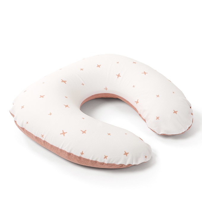 比利時 doomoo 有機棉哺乳枕-粉星星DMS56【衛立兒生活館】