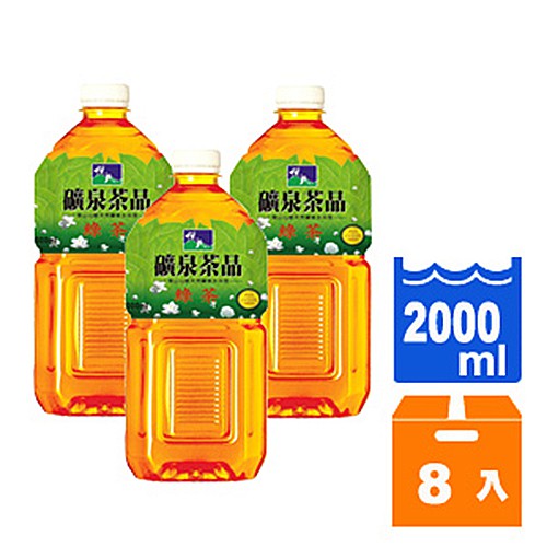 悅氏 綠茶 2000ml (8入)/箱【康鄰超市】