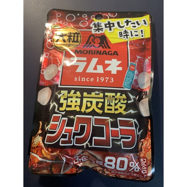 【現貨】日本森永製菓 大粒ラムネ 彈珠汽水糖系列-強炭酸可樂