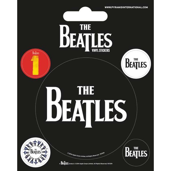 披頭四 The Beatles 英國進口貼紙組